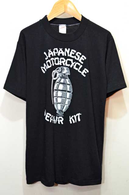 80's HARLEY DAVIDSON バイカーTシャツ “JAPANESE MOTORCYCLE REPAIR KIT”