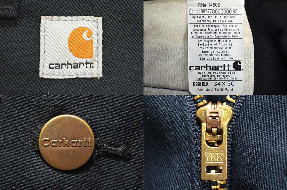 Carhartt カーハート パンツ ワークパンツ 34×30