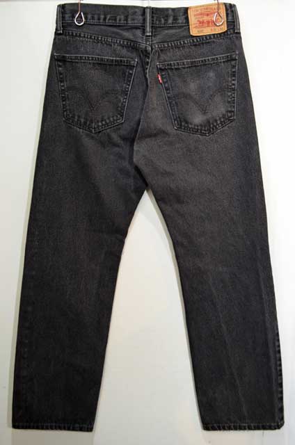 Levi's505 ブラックデニム　w31 L30