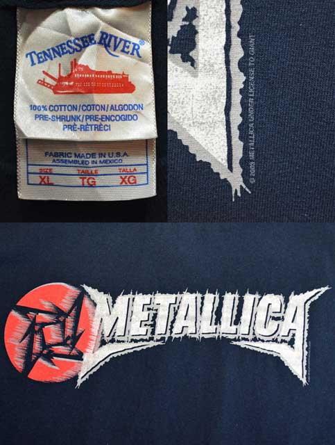 03's METALLICA バンドTシャツ - used&vintage box Hi-smile