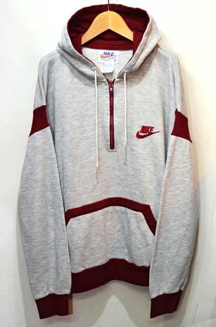 70's NIKE ハーフZIP スウェットパーカー