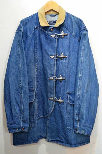90's Polo Ralph Lauren デニムファイヤーマンジャケット “Sサイズ”