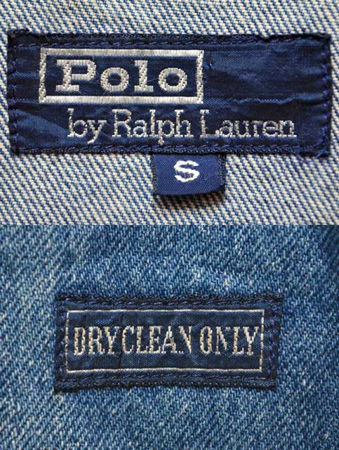 90's Polo Ralph Lauren デニムファイヤーマンジャケット “Sサイズ”