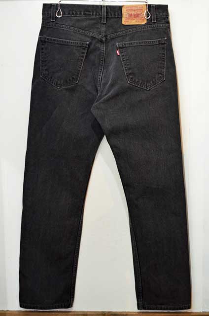 90-00's Levi's 505 ブラックデニムパンツ “W34 L32”
