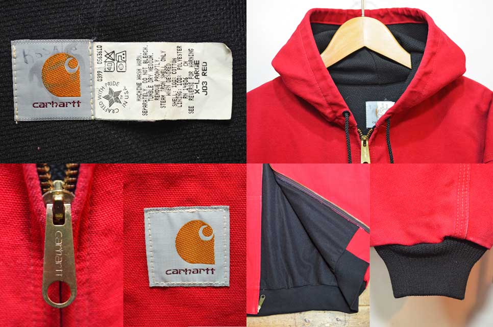 90s carhartt ダックアクティブジャケット サーマル ワーク