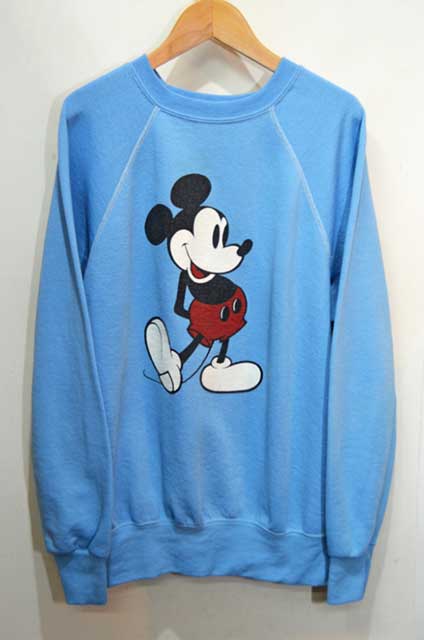 80's Mickey Mouse スウェットシャツ - used&vintage box Hi-smile