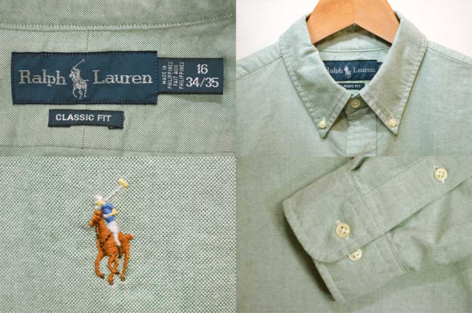 POLO Ralph Lauren ボタンダウンシャツ “CLASSIC FIT” - used&vintage 