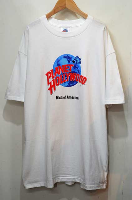 90's PLANET HOLLYWOOD ロゴプリントTシャツ “Mall of America”