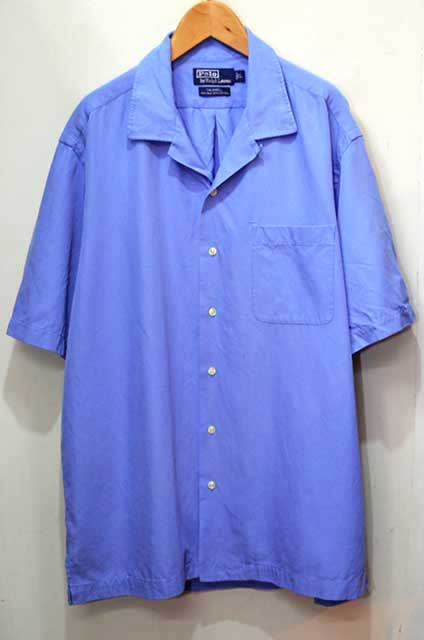 90's POLO Ralph Lauren S/S オープンカラーシャツ “CALDWELL” - used&vintage box Hi
