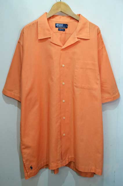 90's Polo Ralph Lauren S/S オープンカラーシャツ “CALDWELL” - used&vintage box Hi