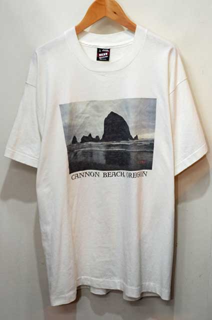 90's CANNON BEACH, OREGON フォトプリントTシャツ “MADE IN USA”