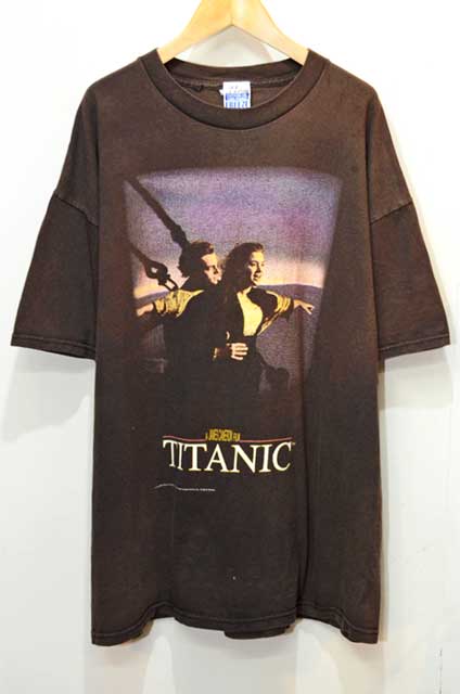 90's TITANIC タイタニック ムービー Tシャツ - used&vintage box Hi-smile