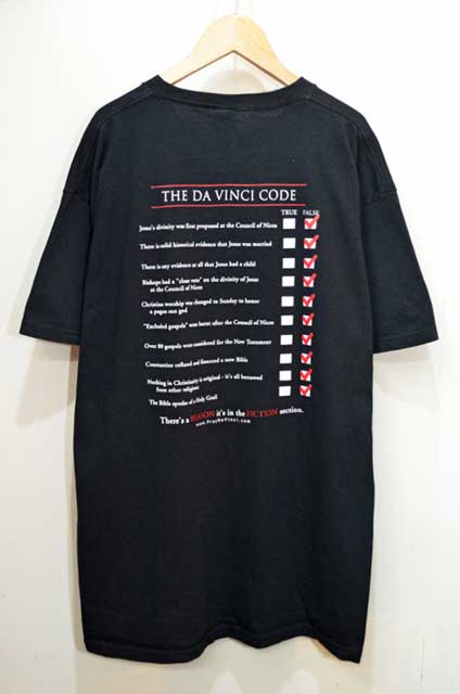 00's THE DA VINCI CODE プリントTシャツ “MADE IN USA” - used&vintage box Hi-smile