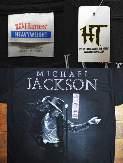 デッドストック未使用品！2009年 MICHAEL JACKSON Tシャツ 黒