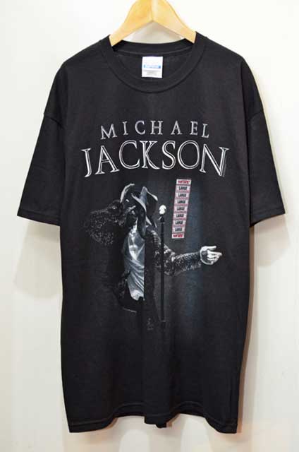 デッドストック未使用品！2009年 MICHAEL JACKSON Tシャツ 黒