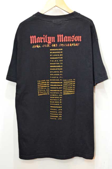 2000's Marilyn Manson バンドTシャツ“HOLY WOOD” - used&vintage box Hi-smile