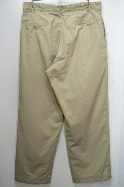 60's USAF チノトラウザー “W34 L29” - used&vintage box Hi-smile