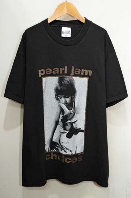 90's Pearl Jam バンドTシャツ “Choices” - used&vintage box Hi-smile