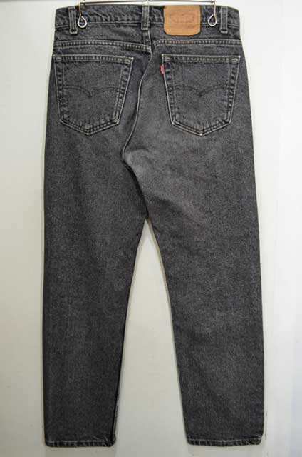 90's Levi's 505-4858 先染め ブラックデニムパンツ “MADE IN USA / W33 L30”