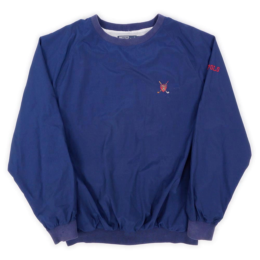 90's Polo Ralph Lauren ナイロンプルオーバー "NAVY"mot01140301755021｜VINTAGE