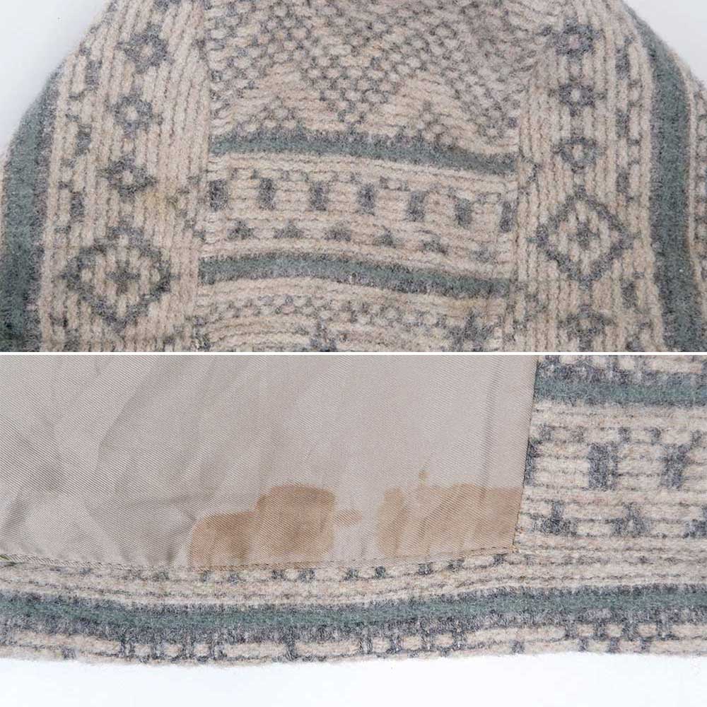 90's WOOLRICH ネイティブ柄 ウールフーディージャケット 