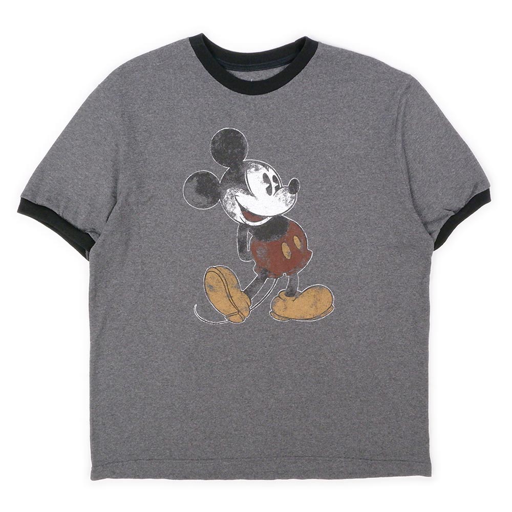 00s Vintage  Mickey Mouse ラグラン リンガーT y2k