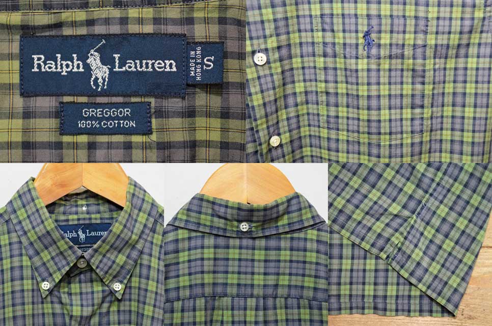 90's RALPH LAUREN S/S ボタンダウンシャツ “GREGGOR 