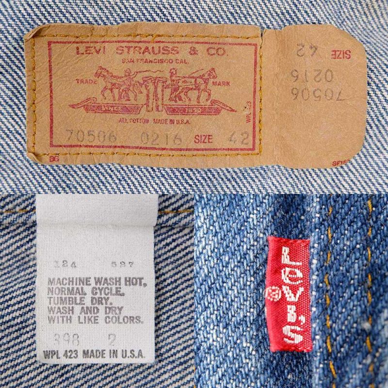 80's Levi's 70506-0216 デニムジャケット "MADE IN USA
