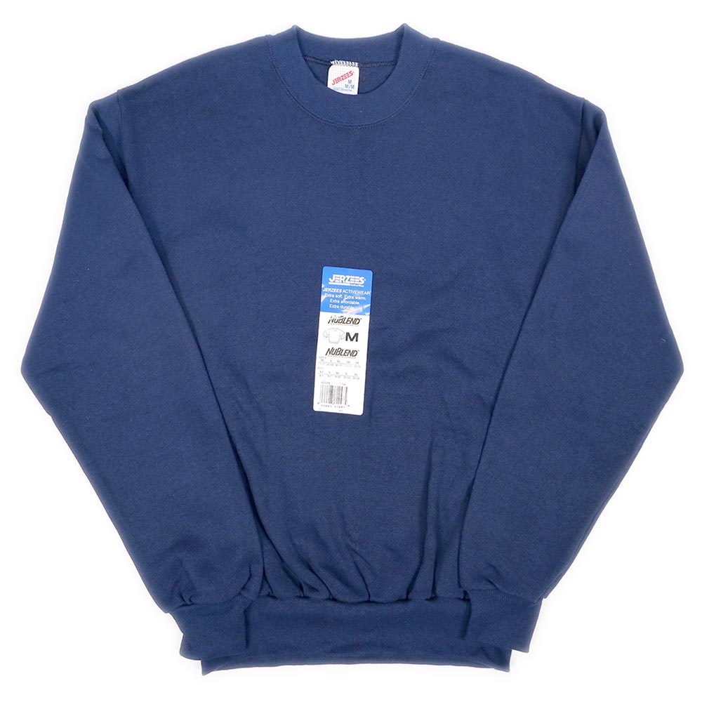 90's JERZEES スウェットシャツ “NAVY / MADE IN USA