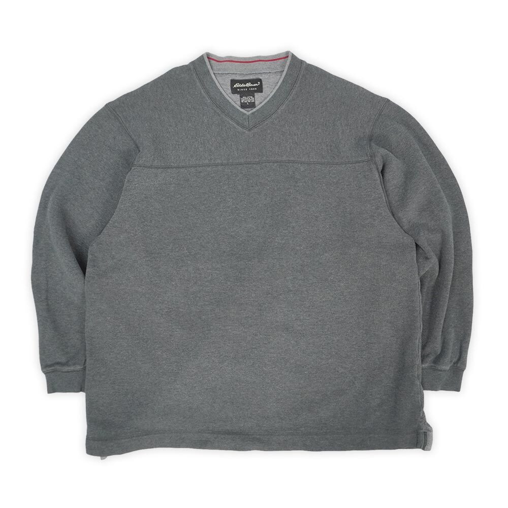 00's Eddie Bauer Vネック コットンニットmtp07530501758122｜What's