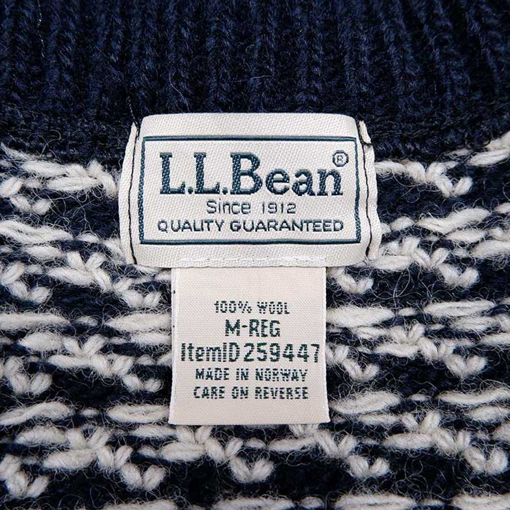 L.L.Bean バーズアイニット made in Norway