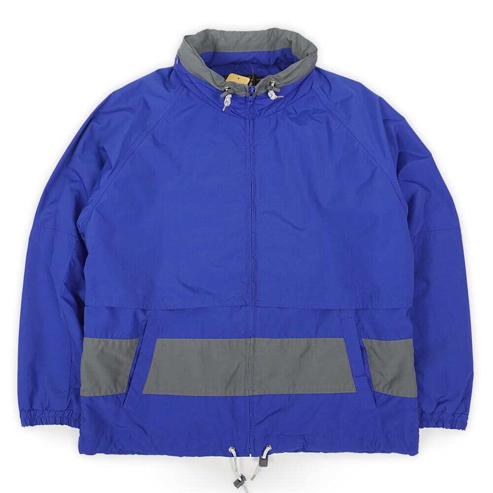 90's Eddie Bauer スタンドカラー ナイロンジャケット 