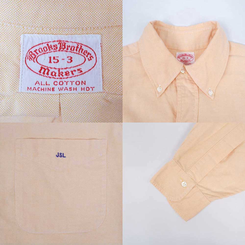 美品 BrooksBrothers ボタンダウンシャツ MADE IN USA-