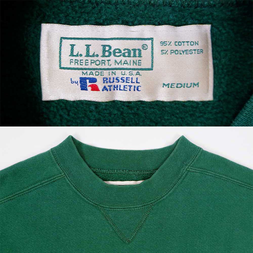 90's L.L.BEAN × RUSSELL スウェットシャツ 