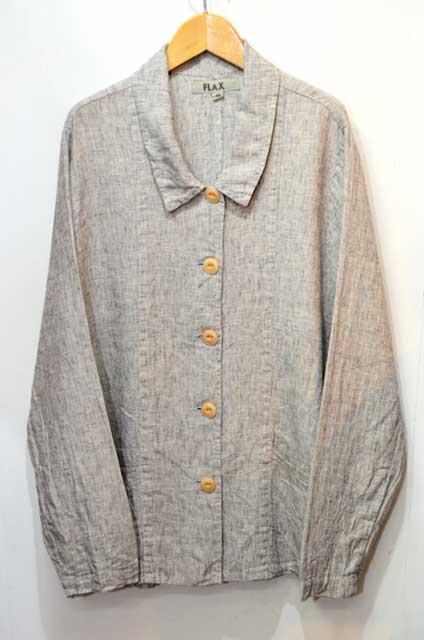 90's FLAX リネンジャケットwot01962601752927｜VINTAGE / ヴィンテージ-OUTER / アウター｜usedvintage  box Hi-smile