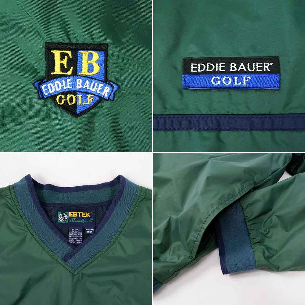 EDDIE BAUER EBTEK VネックTシャツ 90'S