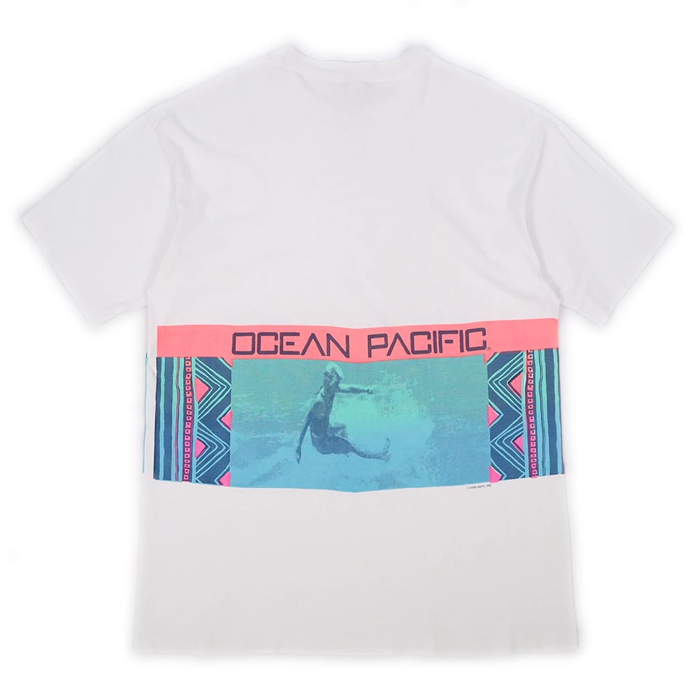 80-90's Ocean Pacific プリントTシャツmtp01060201002629｜VINTAGE ヴィンテージ-T-SHIRT  Tシャツ｜usedvintage box Hi-smile