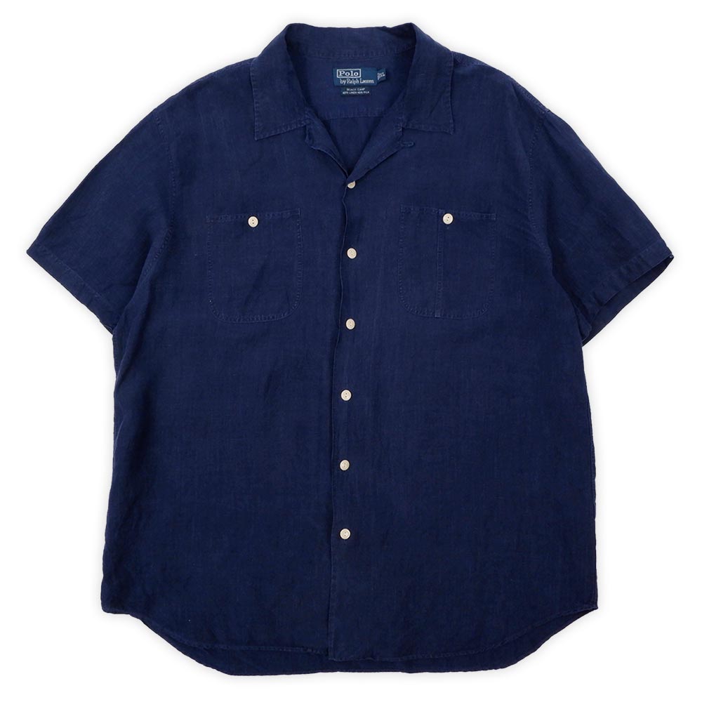 90's Polo Ralph Lauren S/S オープンカラーシャツ 