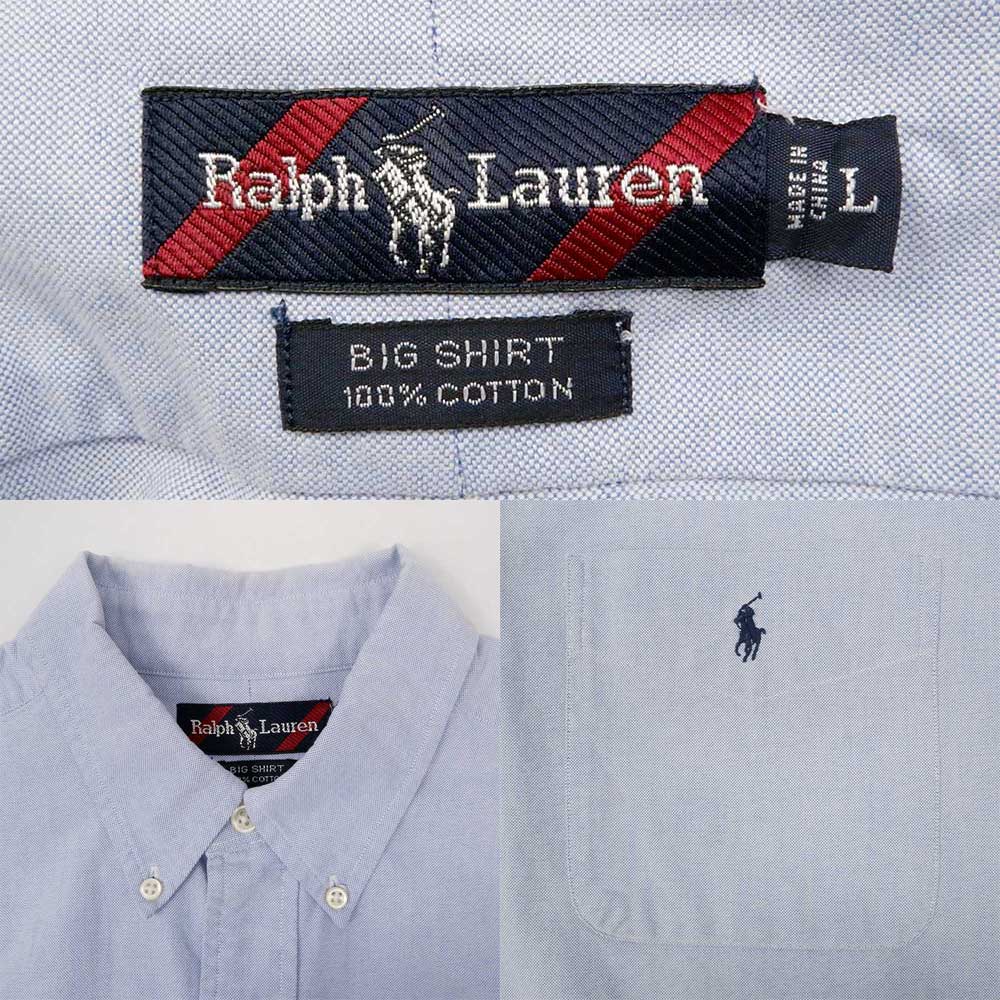 90's Polo Ralph Lauren S/S ボタンダウンシャツ 