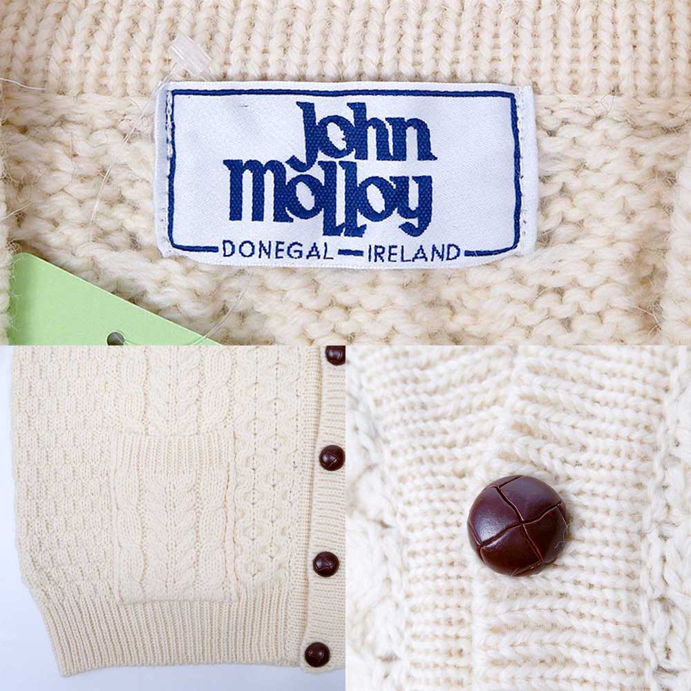 90's JOHN MOLLOY フィッシャーマンカーディガン