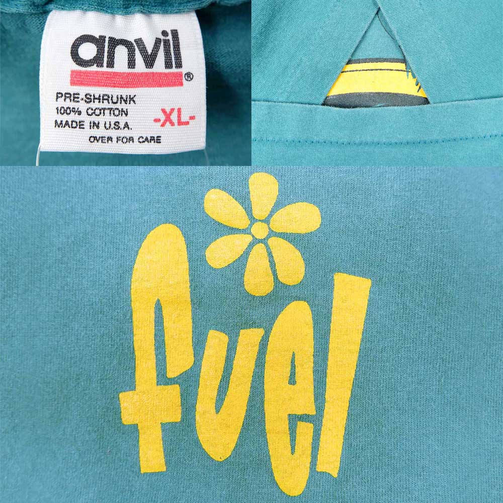 90's anvilボディ プリントTシャツ 