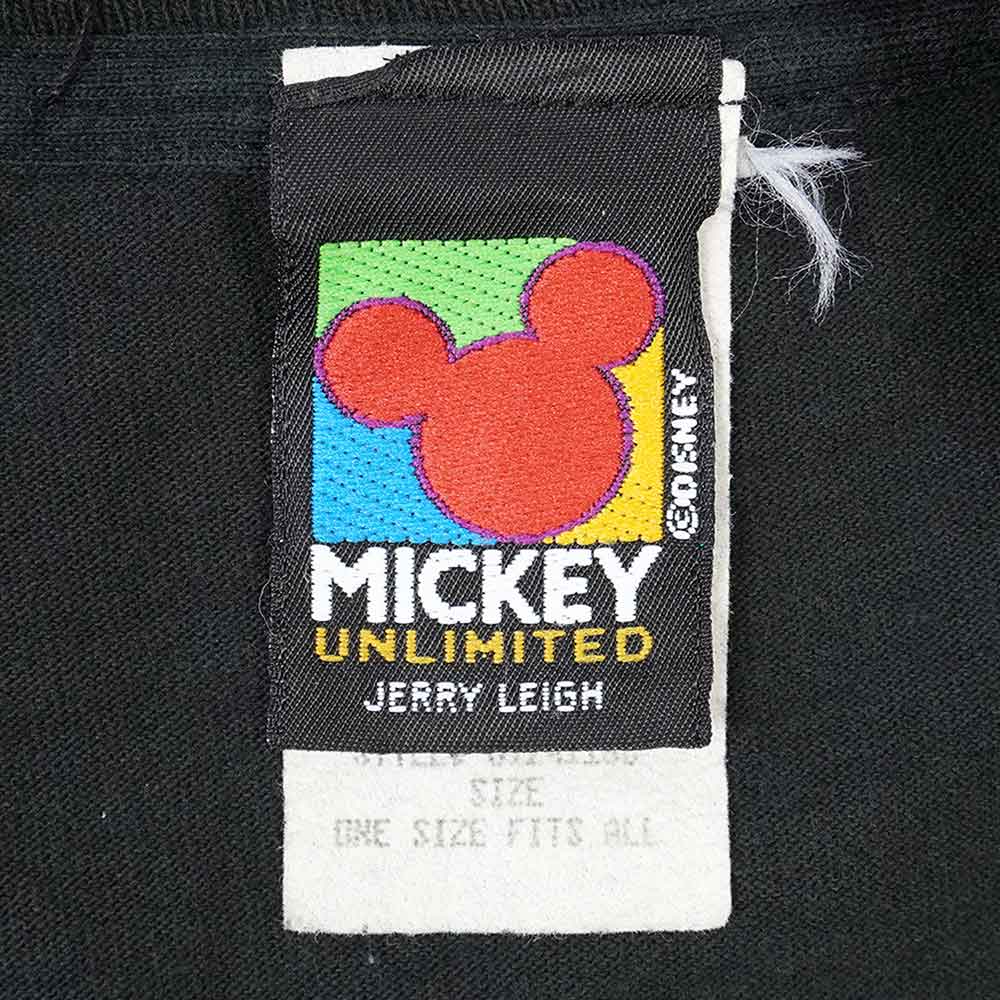 90s  Disney ミッキー Tシャツ MADE IN USA 丸胴 黒