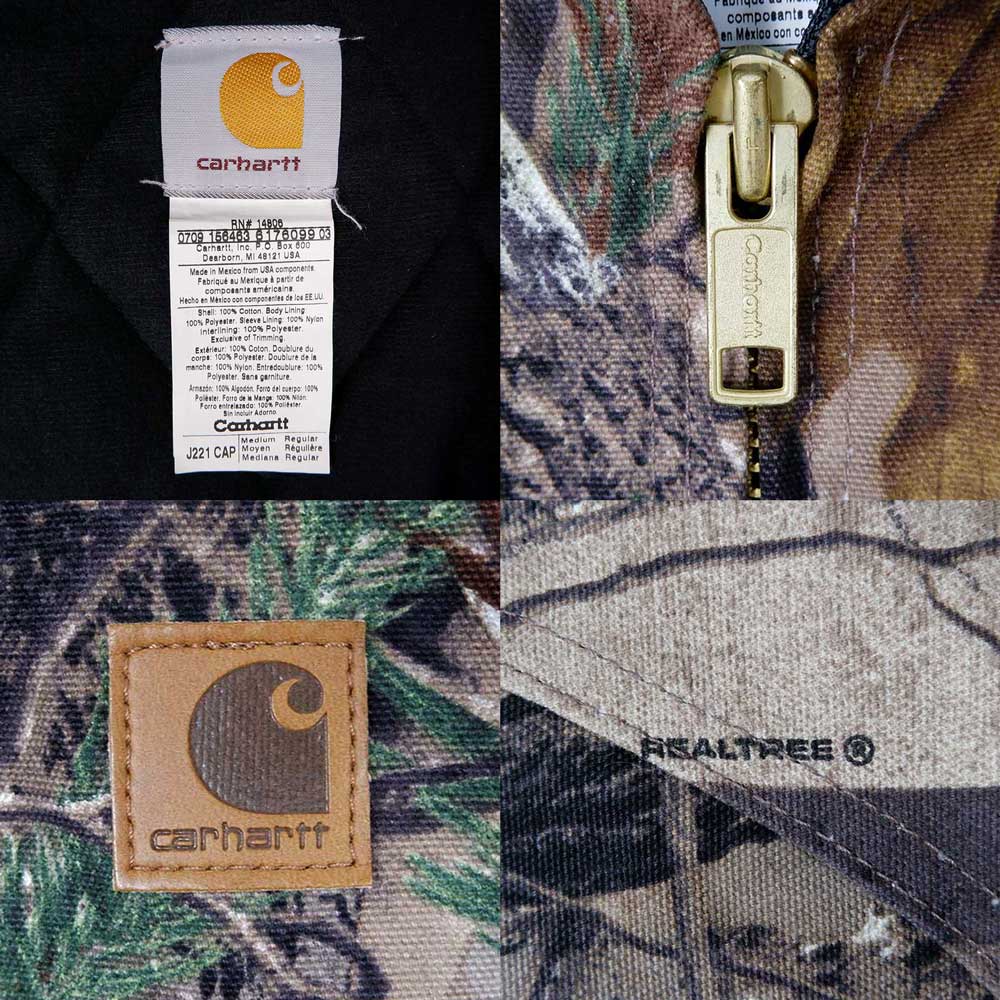 00's Carhartt リアルツリーカモ柄 アクティブジャケット 