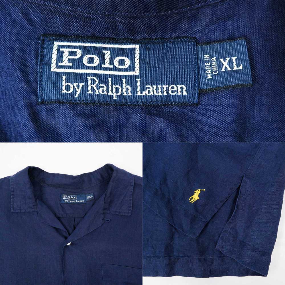 90's Polo Ralph Lauren オープンカラーシャツ “LINEN × SILK”mtp03170902256132