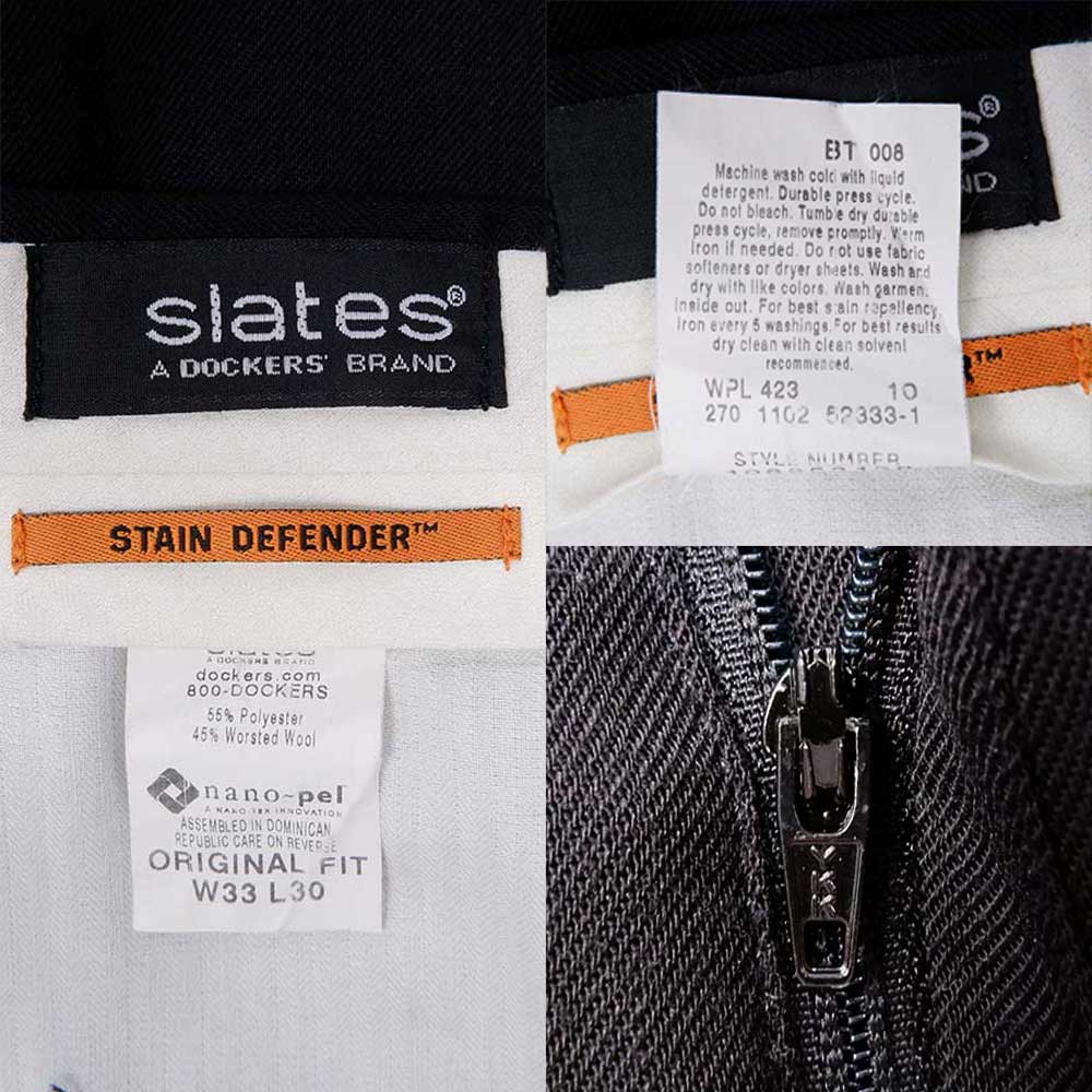 00's Slates 2タック スラックスmbm01141601505034｜VINTAGE