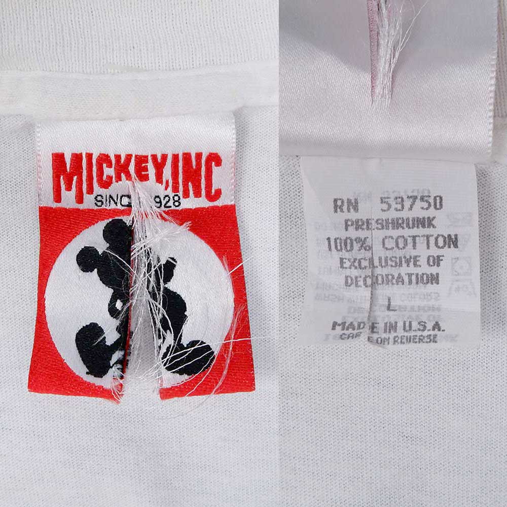 90's Disney キャラクタープリントTシャツ “MADE IN USA”