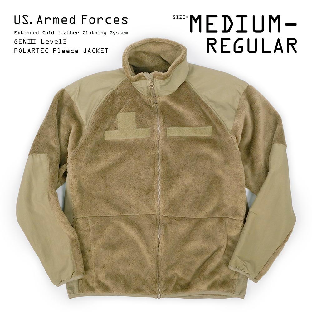 【COYOTE BROWN / MEDIUM-REGULAR】US. Armed Forces ECWCS GEN3 LEVEL3 POLARTEC  フリースジャケット