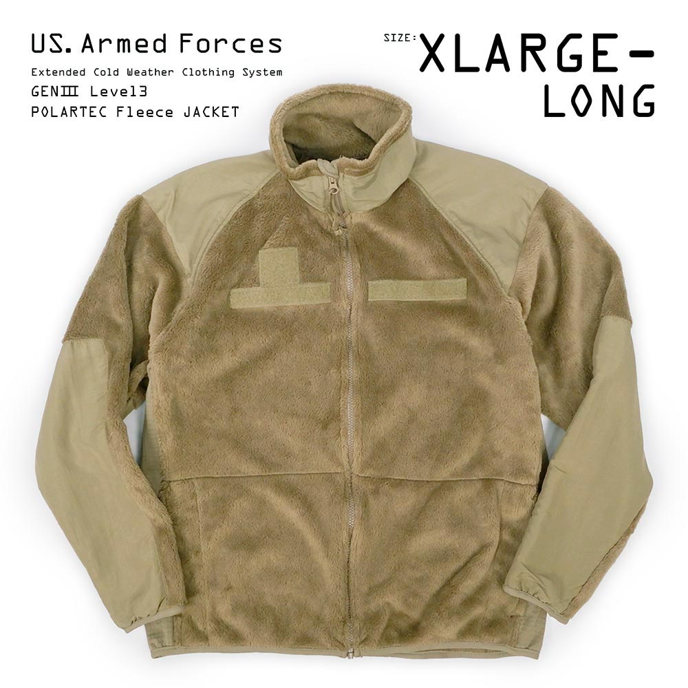 【COYOTE BROWN / XLARGE-LONG】US. Armed Forces ECWCS GEN3 LEVEL3 POLARTEC  フリースジャケット