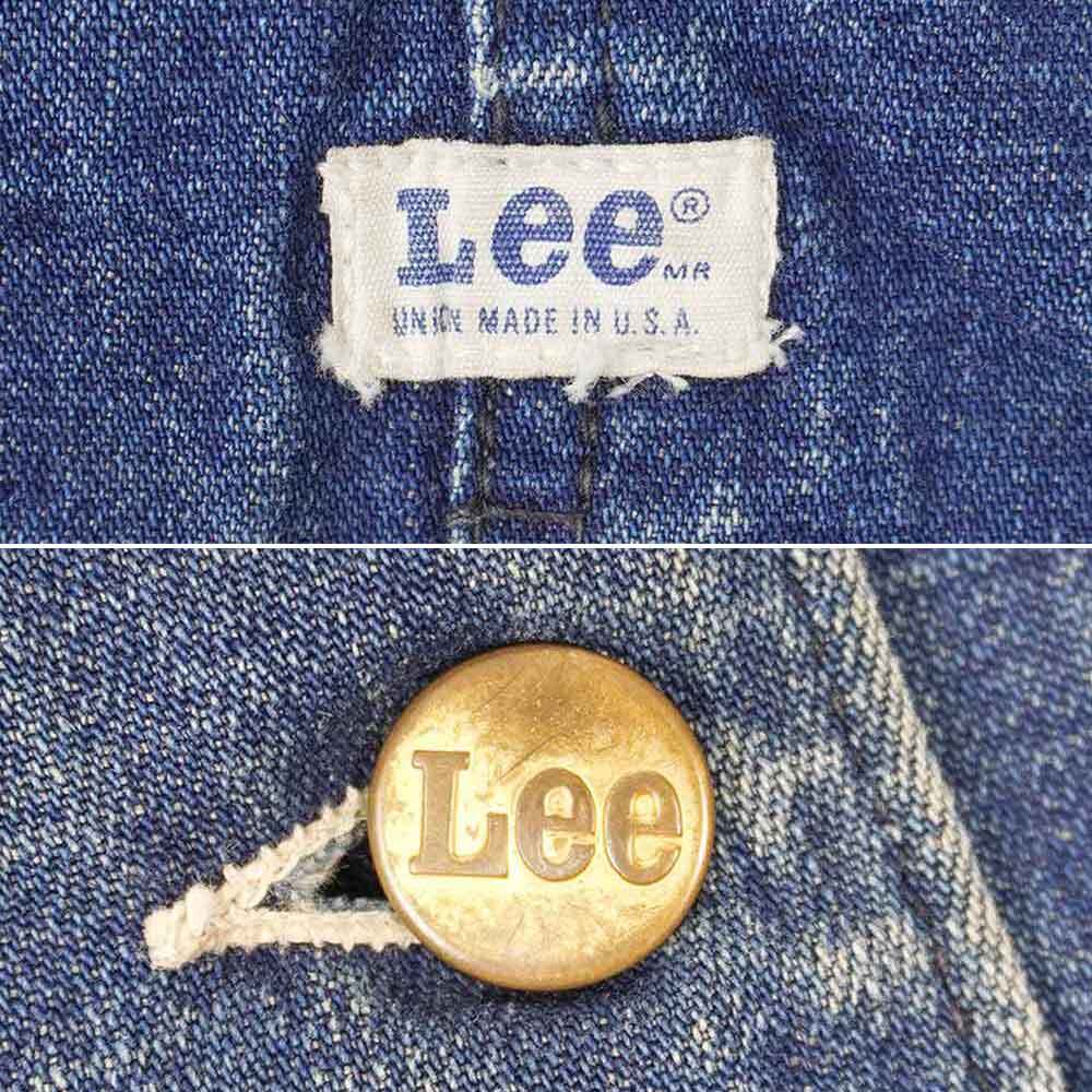 70's Lee 91-J デニムカバーオールmot012a1712250437｜VINTAGE