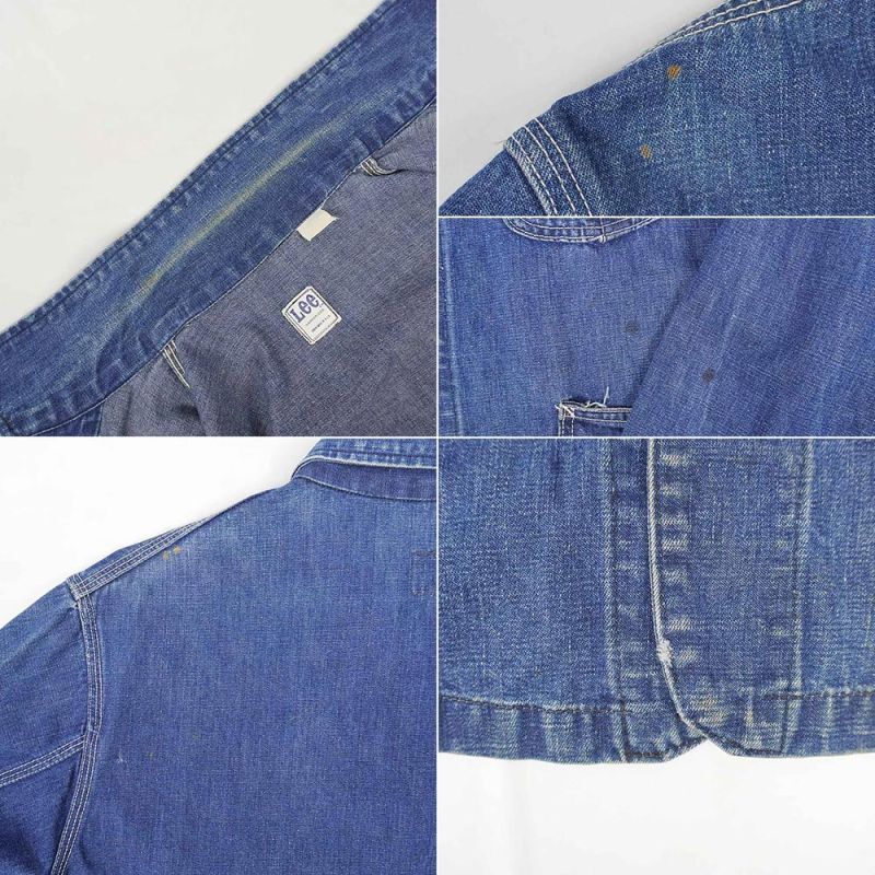 70's Lee 91-J デニムカバーオールmot012a1712250437｜VINTAGE